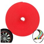 Liseret 3d autocollant pour 4 jantes - 8m - rouge