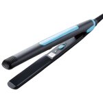 Lisseur et boucleur 2 en 1 en tourmaline c�ramique 30w temp�rature r�glable noir / bleu