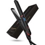 Lisseur noir - 2 en 1 - lisse et boucle les cheveux - 140� / 200� - efficace - chauffe rapide en 10 secondes ...