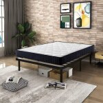 Bolli ? ensemble sommier et matelas 160x200 ? matelas en mousse � m�moire de forme 160x200x17cm ? sommier ...