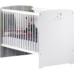 Les tendances - lit 120x60  barreaux en bois