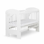 Lit pour bb nel cloud 3 hauteurs rglables - blanc avec motif nuage - 120 x 60 cm - livraison gratuite ...