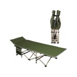 Yaheetech lit de camping pliant avec sac de transport 150 kg lit de camp ext�rieur portable pour voyage ...