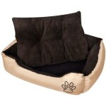 Lit pour chiens avec coussin rembourr taille m vidaxl