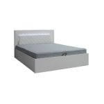 Lit design 160 x 200 avec led + 2 chevets panarea couleur blanc. Lit design 160 x 200 avec led + 2 chevets panarea couleur blanc.