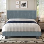 Lit adulte 140 x 200 cm avec sommier � lattes cadre robuste lit adulte 140x200 cm, cadre de lit enti�rement ...