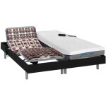Vente - unique - lit �lectrique de relaxation tout plots + matelas m�moire de forme - 2 x 80 x 200 cm ...