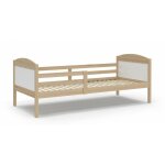 Lit enfant mati 90x190 pin - blanc livr� avec sommiers