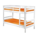 Paris prix - lit enfant superpos� en bois 'joe' 90x190cm blanc