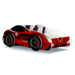 Kids literie - lit enfant voiture 70x140 14 ferrari thme livr avec sommiers et matelas en mousse de ...