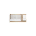 M&s - lit volutif 70x140 cm chne et blanc - byron