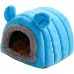 Ensoleille - lit de hamster hiver chaud petits animaux maison grotte animal de compagnie confortable ...