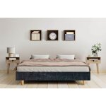 Ilovesleep - lit sommier - tapissier dco orthopdie resistant jusqu' 120 kg par personne 160x190
