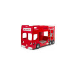 M&s - lits superposés camion de pompier 90x200 cm + matelas rouge - fire M&s - lits superposés camion de pompier 90x200 cm + matelas rouge - fire