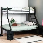 Meubles cosy - lit superpos - lit de deux places - lit dessous 140 x 190 cm et lit dessus 90 x 190 cm ...