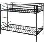 Vente - unique - lits superpos�s duotis ii - 2 x 90 x 190 cm - noir