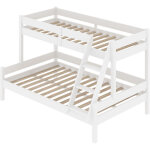 Vitalispa - lit superpos everest, blanc, 120x200 / 80x200 cm