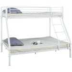 Habitat et jardin - lit superposé en métal 'leo' sommiers inclus - 90 / 140 x 190 cm - blanc Habitat et jardin - lit superposé en métal 'leo' sommiers inclus - 90 / 140 x 190 cm - blanc
