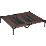 Lit sur pieds pour chien chat lit de camp animal lit surlev oxford textilne micro - perfor dim. 92l ...