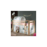 M&s - lit surlev avec chelle naturel dcor et tunnel chaumire - pino
