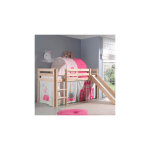 M&s - lit surlev avec toboggan naturel dcor et tunnel chteau - pino