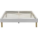 Sommier tapissier 200x200 cm - 18 cm - compatible avec tous matelas - confort optimal - montage rapide ...