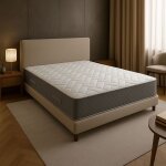 Literie julien - matelas 120x190 cm 80 kg / m3 - 21 cm accueil ferme - 7 zones de confort - soutien ferme ...
