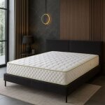 Literie julien - matelas 21 cm 140x190 - souple - respirant - confort optimal - alese + oreiller visco ...
