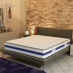 Literie julien - matelas tr�s epais 29 cm + al�se 140x190 ferme - 7 zones de confort - rembourrage 100 ...