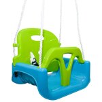 3 - in - 1 balancelle pour bb et enfant 40x43x33 balancoire de jardin - littletom