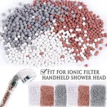 Billes douchette kit 6 mois de recharge filtre douche pour pommeau douche anti calcaire, douchette billes, ...