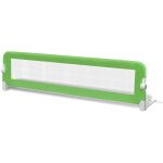 Litzee - inlife barrire de lit pour enfants 150 x 42 cm vert