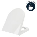 Bello abattant soft close, d�clipsable, blanc (a0301 - taormina) - livea