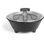 Livoo - barbecue lectrique posable 30cm 1250w noir doc267