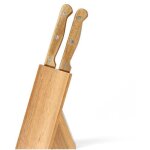 Set de 6 couteaux a steak avec support - livoo - mec133 - 11 cm - acier inoxydable - epaisseur 1, 2 mm ...