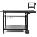 Livoo - chariot / desserte m�tal avec tablette rabattable gs170n