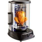 Livoo dom323 grill vertical pour kebab, poulet r�ti 2, 5 kg, brochettes r�tissoire rotatif, diffusion ...