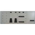 Lling - inlife panneaux perfor�s muraux 4 pcs 40x58 cm acier