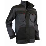 Lma - blouson de travail bicolore ceramique gris / noir s