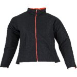 Lma - veste de travail ind�chirable et l�g�re femme - couleur noir / rouge - taille v�tement m