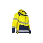 Lma - veste de travail softshell authentic hv viseur - marine / jaune fluo 6xl - 10