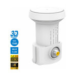 Hdme - lnb single high gain 70 d - fact. bruit 0, 1db full hd 4k tntsat astra fransat