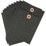 Lntyq lot de 10 enveloppes paissies a5 enveloppes en papier kraft avec ligne boucle enveloppes vintage ...