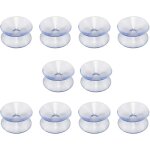 Lot de 10 ventouses double face en caoutchouc de silicone pour dessus de table - compatible avec plateau ... Lot de 10 ventouses double face en caoutchouc de silicone pour dessus de table - compatible avec plateau ...