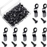 Lntyq - lot de 100 boutons rotatifs pour cadre photo, clips de fixation pour cadre photo, clips de fixation ... Lntyq - lot de 100 boutons rotatifs pour cadre photo, clips de fixation pour cadre photo, clips de fixation ...
