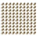 Lntyq 100 ensembles de chaussures en dentelle crochets raccords en dentelle anneau en d oeillet boucle ...