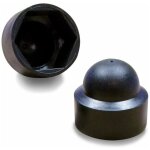 100 pices , cache vis crou de protection m8 clef de 13 mm , plastique noir - lntyq