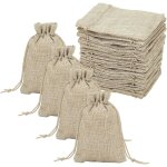 100pcs sachets en jute, pochettes sachets en lin chanvre avec cordon sac de toile de jute sachets de ... 100pcs sachets en jute, pochettes sachets en lin chanvre avec cordon sac de toile de jute sachets de ...