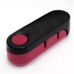 1pcs aiguiseur  couteaux lames acier compact - affuteur couteaux cuisine compact - rouge - lntyq