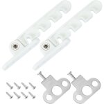 2 pcs entrebâilleur de fenêtre, limiteur de fenêtre à battant, verrou anti - pincement, verrouillage ... 2 pcs entrebâilleur de fenêtre, limiteur de fenêtre à battant, verrou anti - pincement, verrouillage ...